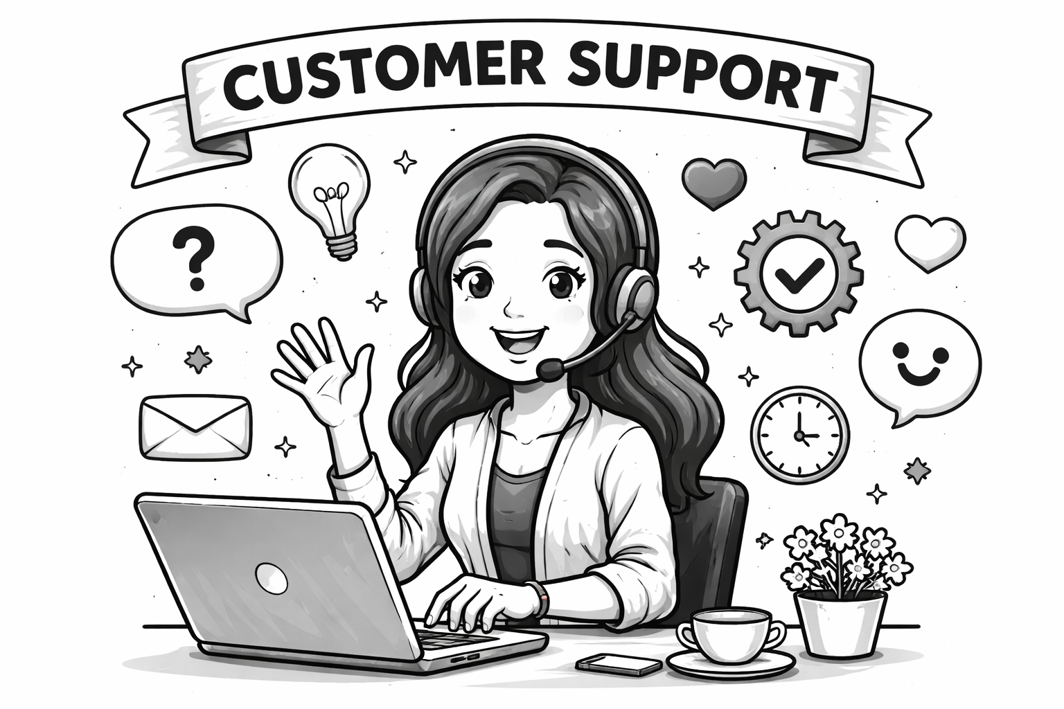 Support illustration